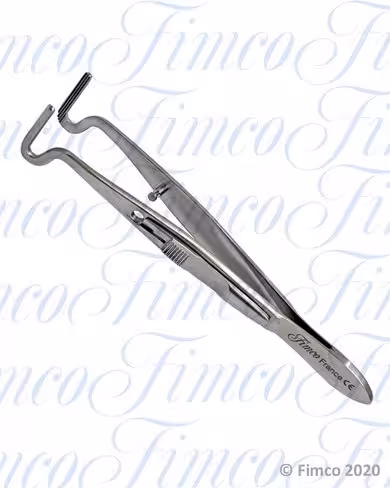 Pince à chalazions Berke mors striés l. 105 mm - largeur 19 mm