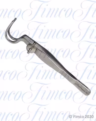 Pince à chalazions BERKE mors striés l. 105 mm - largeur 22 mm
