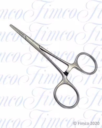 Pince hémostatique Halstead droite à dents - l. 100 mm