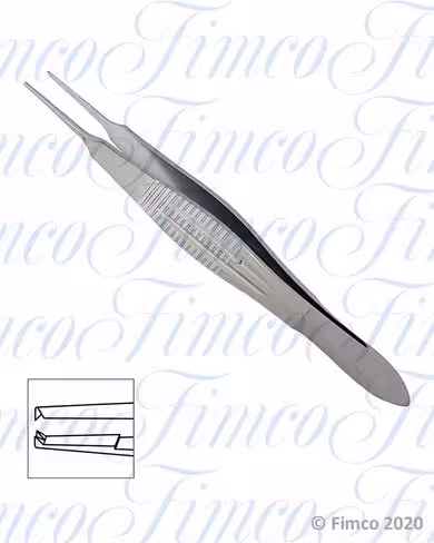 Pince à sutures Jayle droite avec dents l. 105 mm