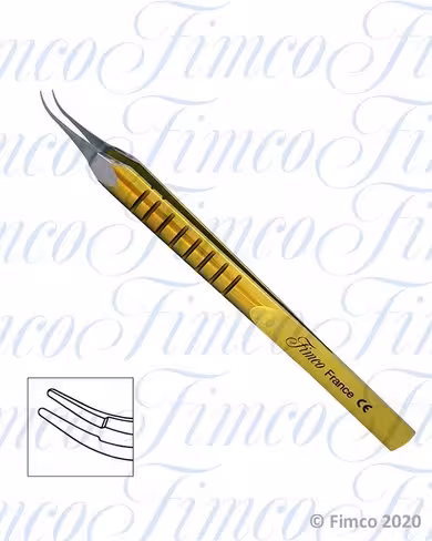 Pince à monofilament Troutman courbe l. 115 mm