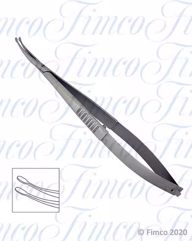 Pince à implantation Sherpad courbe l. 120 mm