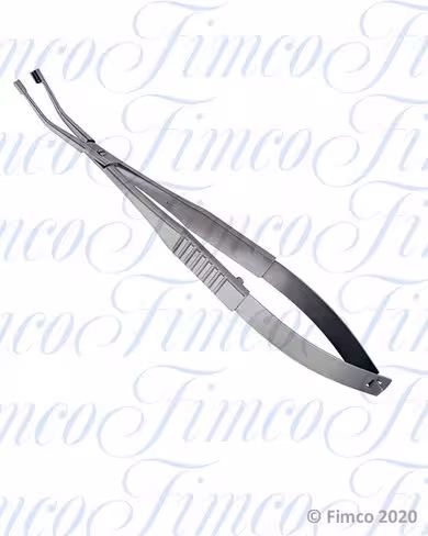Pince à implantation coudée l. 120 mm