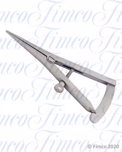 Compas Castroviejo ouverture 20 mm - graduations mm