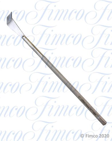 Ecarteur conjonctival et orbitaire Bonn coudé l. 150 mm - largeur 95 mm