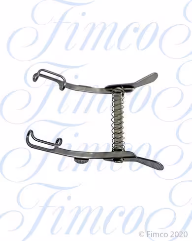 Blépharostat Mellinger à ressort adulte 65 x 50 mm - oreilles 16 mm
