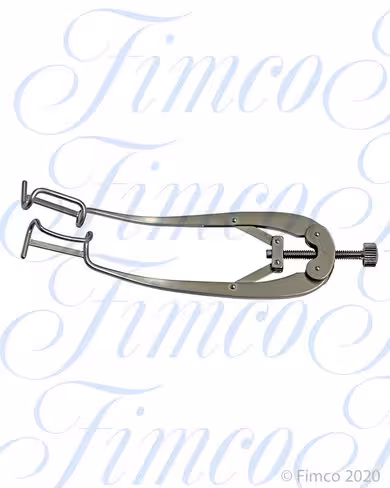Blépharostat Castroviejo adulte vis de réglage - oreilles 16 mm - l. 90 mm