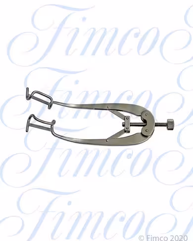 Blépharostat Castroviejo enfant vis de réglage - oreilles 14 mm - l. 80 mm