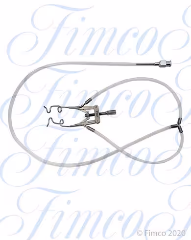 Blépharostat vis de réglage l. 60 mm oreilles 15 mm