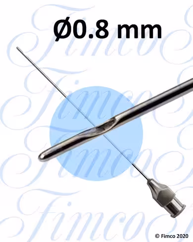 Canule à voies lacrymales Bangester droite - Ø 0,8 mm x 60 mm