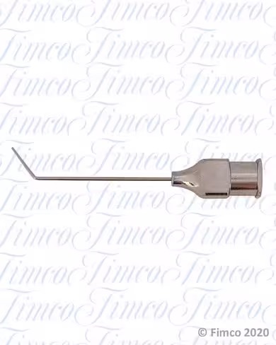 Canules à injection d'air et de liquide Cherifi coudée - Ø 0,6 mm x 30 mm