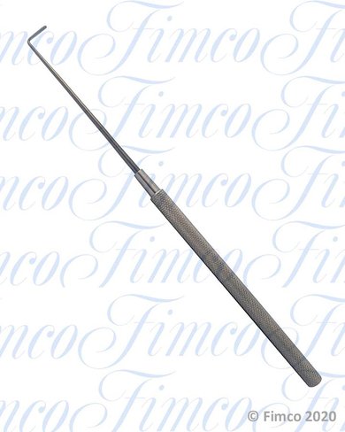 Crochet à strabisme Roth coudé l. 130 mm