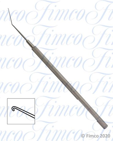 Crochet à iris Bonn coudé l. 135 mm