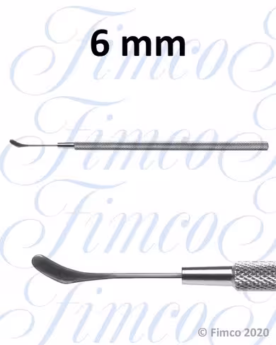 Couteau à kératoplastie Paufique lame 6 mm - l. 125 mm