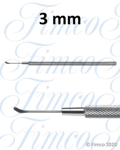 Couteau à kératoplastie Paufique l. 125 mm F829D