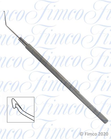 Crochets manipulateurs à phacoemulsification Haefliger - l. 120 mm F831B