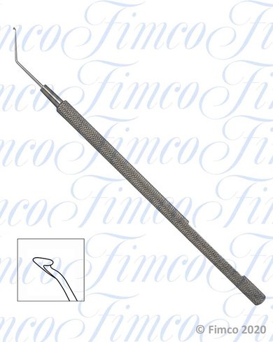 Crochets manipulateurs à phacoemulsification Haefliger - l. 120 mm F831C