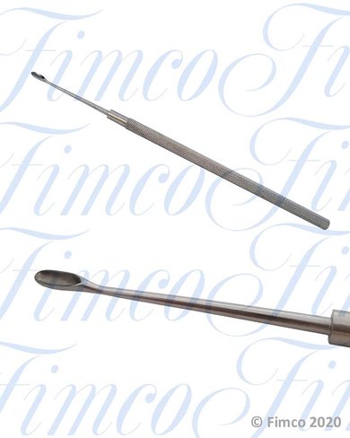 Curette à corps étrangers l. 135 mm curette 2,5 x 5,5mm