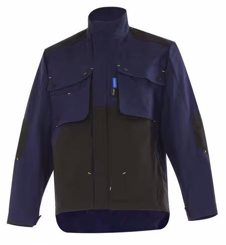 Blouson multipoche Craft Worker - Cepovett - 65 % coton 35 % polyester - taille 2 - marine / noir - 280 g/m2