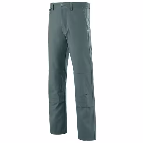 Pantalon poches genouillères Essentiels - Cepovett - 65 % coton 35 % polyester - taille 40 - vert US - 300 g/m2