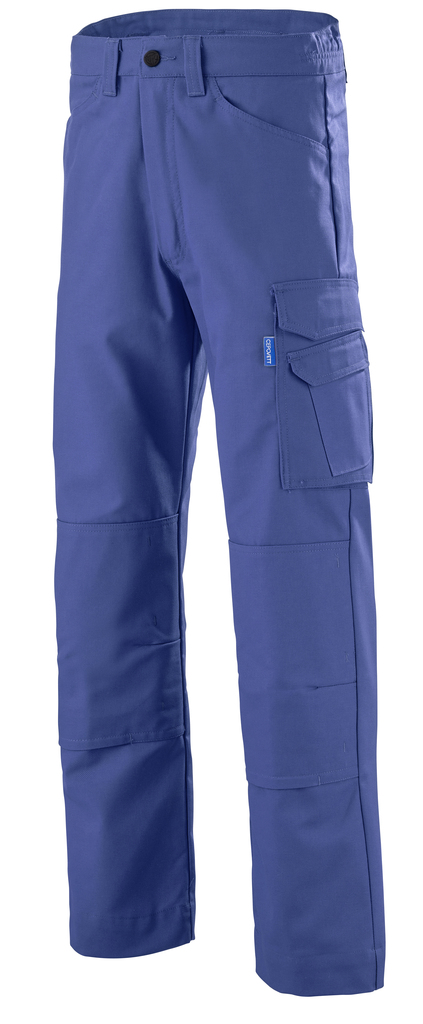 Pantalon multipoche homme - Kross line - Cepovett - 65 % coton 35 % polyester - taille 2 - bleu river - 300 g/m2