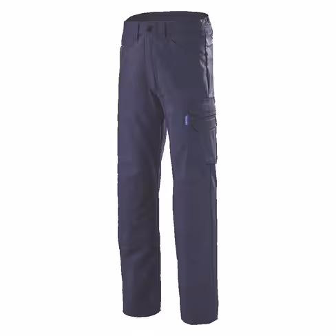 Pantalon multipoche homme - Kross line - Cepovett - 65 % coton 35 % polyester - taille 1 - dark blue - 300 g/m2
