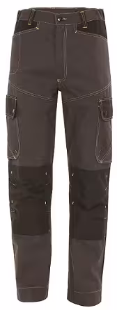 Pantalon multipoche Craft Worker - Cepovett - 65 % coton 35 % polyester - taille 1 - gris charcoal / noir - 280 g/m2