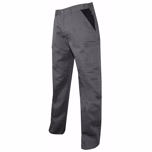 Pantalon multipoche Perceuse - LMA - 65 % polyester 35 % coton - taille 56 - gris noir - 245 g/m2