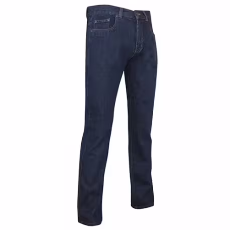 Jean 5 poches Floride - Lebeurre - 100 % coton - taille 38 - bleu denim - 490 g/m2