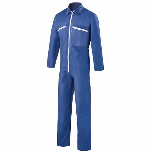 Combinaison électricien Essentiels - Cepovett - 100 % coton - taille 2 - bleu Bugatti - 340 g/m2