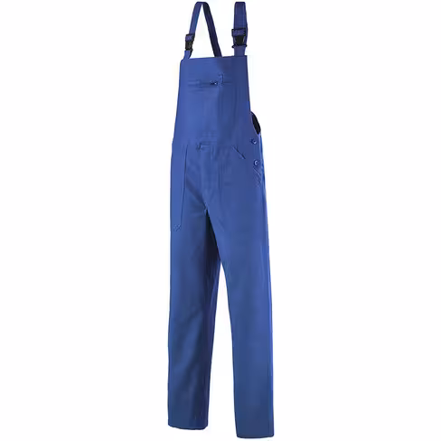 Cotte à bretelles Essentiels 9327 - Cepovett - 100 % coton - taille 4 - bleu Bugatti - 320 g/m2