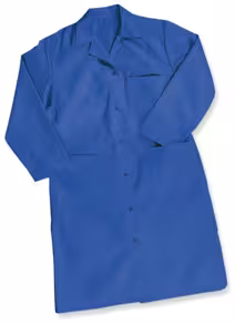 Blouse à boutons Annie - femme - DMD - 100 % cretonne coton - taille 38 - bleu Bugatti - 180 g/m2