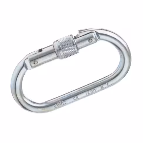 Mousqueton fermeture à vis - CS20 - Miller - acier zingué - ouverture 17 mm