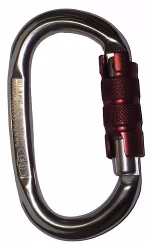Mousqueton triple action - Cigale - Miller - aluminium - ouverture 20 mm