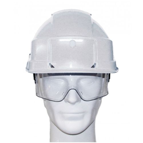 Casque avec lunette-masque de protection intégrée - Iris 2 - Auboueix