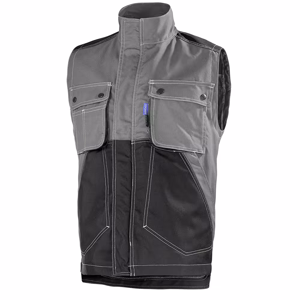 Gilet sans manches Craft Worker - Cepovett - 65 % coton 35 % polyester - 280 g/m2 - coloris et taille au choix