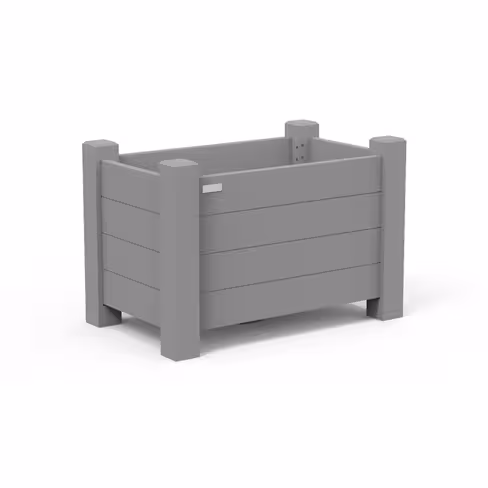 Jardinière rectangulaire Londura - contenance 0,25 - m3 h. 70 x l. 104 cm - plastique recyclé coloris standard