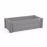 Jardinet pédagogique Nuance Origine - lattes plastique recyclé carré l. 800 x l. 800 x h. 276 mm - coloris standard