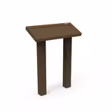 Table d'orientation - lattes plastique recyclé - surface affichage 88x28 cm - coloris standard