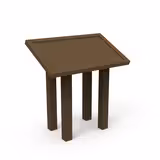 Table d'orientation - lattes plastique recyclé - surface d'affichage 107x63 cm - coloris standard