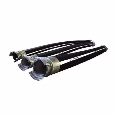 Tuyau d'aspiration Aspiral type A - 3 m DN 100 demi raccords symétriques - AR aluminium DN 100 DA 110 sertis