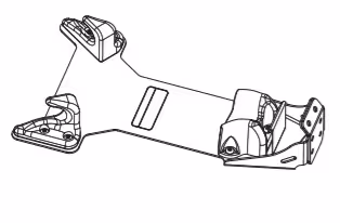 Support de rangement Blitzforce - acier inoxydable et polymère