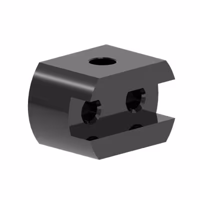 Bloc de montage - aluminium anodisé dur - pour utilisation ou rangement canon Hémisphère