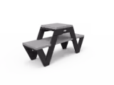 Table de pique nique Pointe - lattes plastique recyclé - l. 153 cm - 2 places - coloris standard