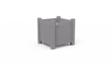 Jardinière carrée Londura - lattes plastique recyclé - contenance 0,35 m3 - coloris standard