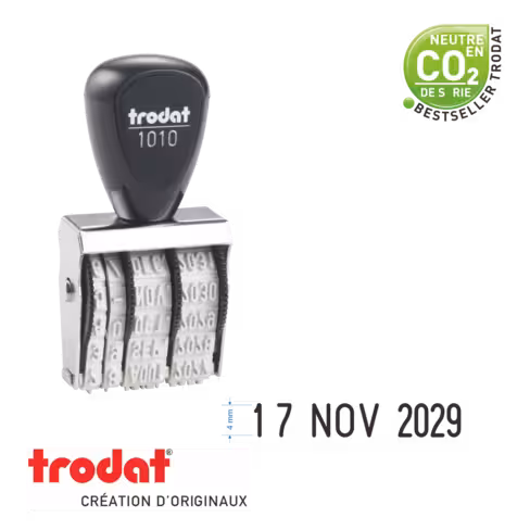 Dateur encrage séparé Trodat 1010 - 4 mm