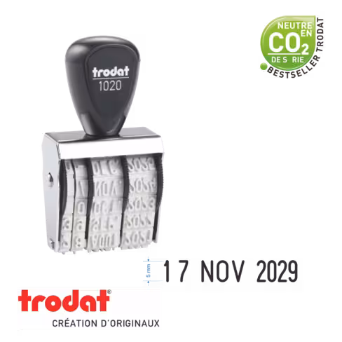 Dateur encrage séparé Trodat 1020 - 5 mm
