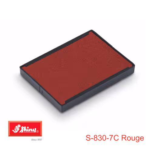 Cassette Shiny S-830-7 C - rouge