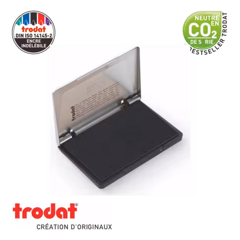 Tampon encreur Trodat 9072M - noir - 110 x 70 mm