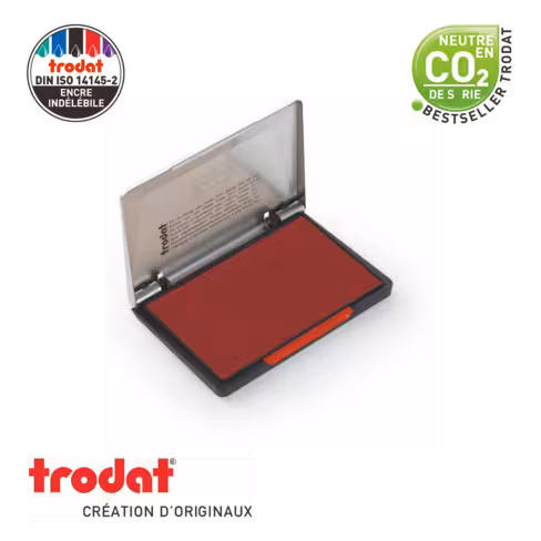 Tampon encreur - Trodat 9072M - rouge - 110 x 70 mm